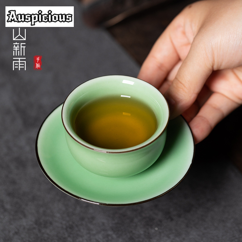 70ML Longquan Celadon Teacup E - Celadon Ceramic Cup ulasan dan harga