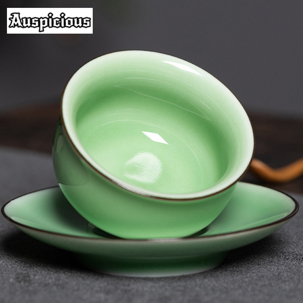 70ML Longquan Celadon Teacup E - Celadon Ceramic Cup ulasan dan harga