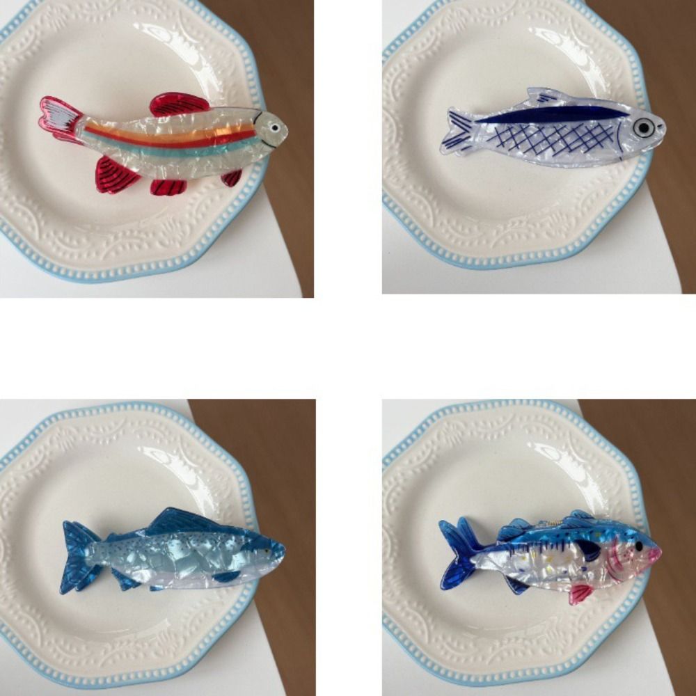 Hairpin Ocean Animal Hair Claw - Korean Women Lifestyle ulasan dan harga