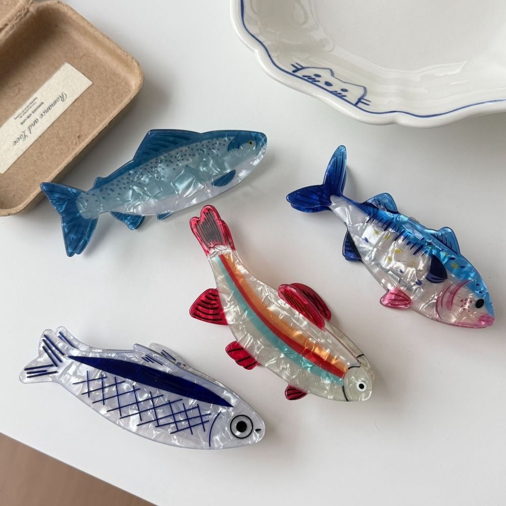 Hairpin Ocean Animal Hair Claw - Korean Women Lifestyle ulasan dan harga