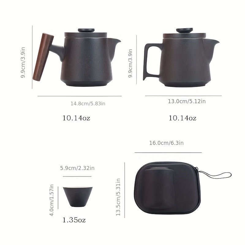 Exquisite Ceramic Three-Piece  - Korean Tea Set ulasan dan harga
