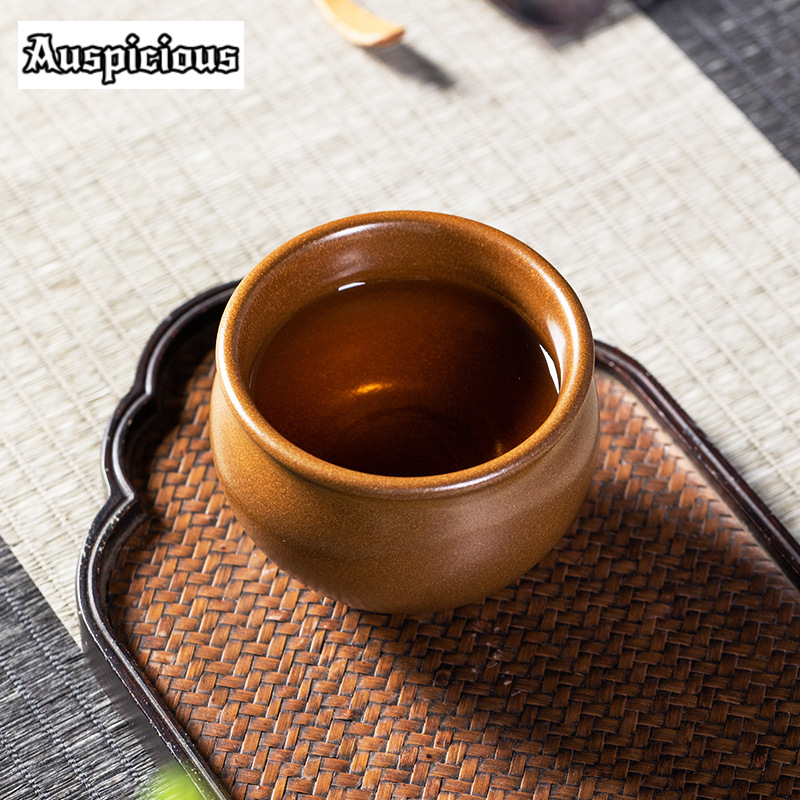90ml Handmade Tea-dust Glaze C - Celadon Ceramic Cup ulasan dan harga