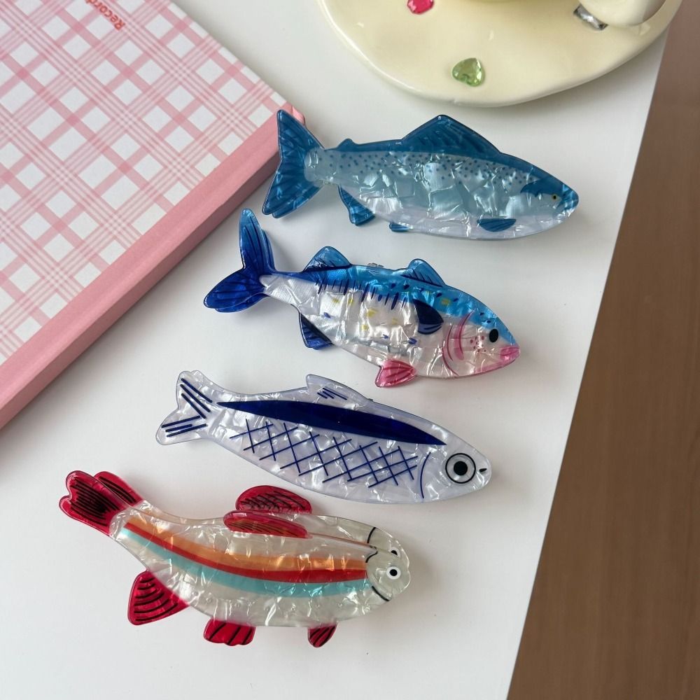 4Pcs Hairpin Ocean Animal Hair - Korean Women Lifestyle ulasan dan harga