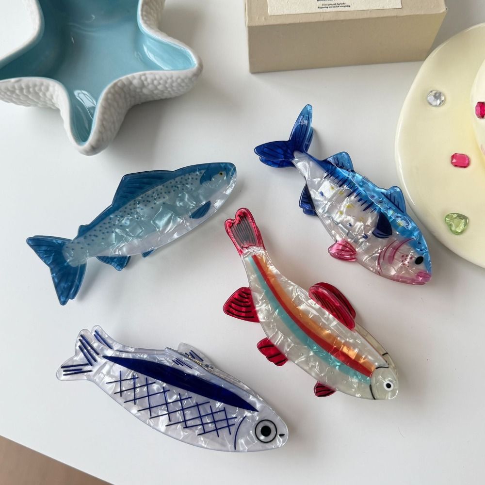 Cute Hairpin Ocean Animal Hair - Korean Women Lifestyle ulasan dan harga